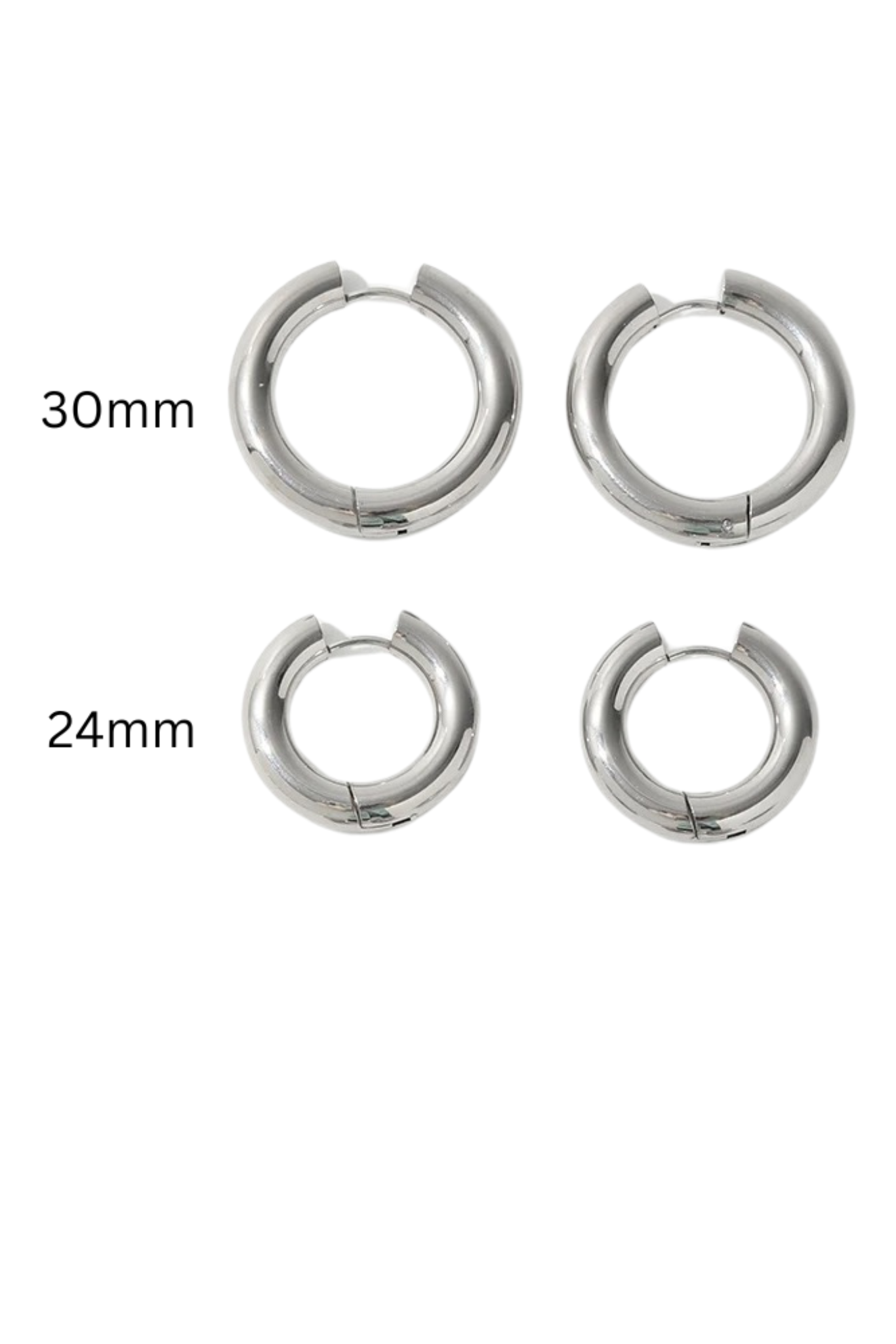 Naxos Chunky Hoop Earrings - 图片 4