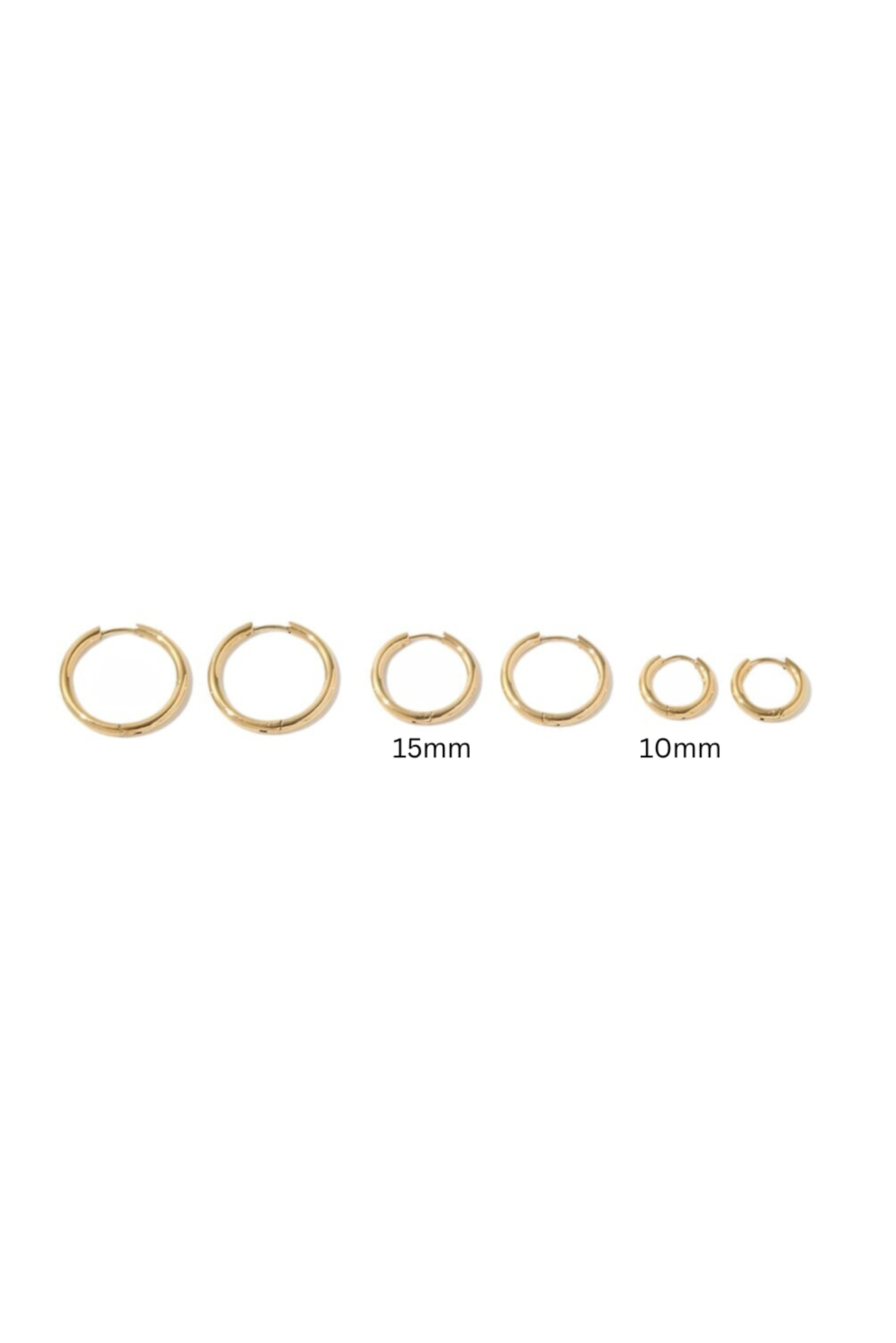 Ibiza Thin Hoop Earrings - 图片 2