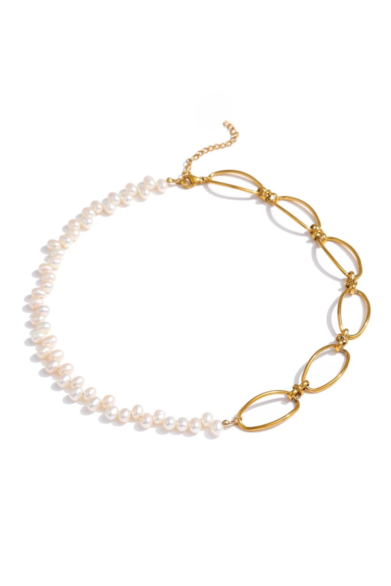 Ximena Pearl Chain Necklace