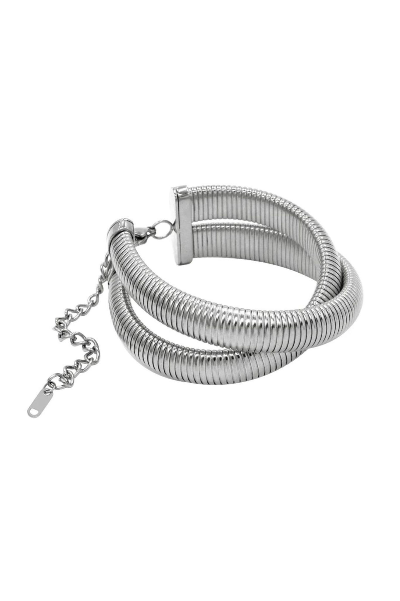 Eydís Layered Flex Snake Chain Bracelet - 图片 3