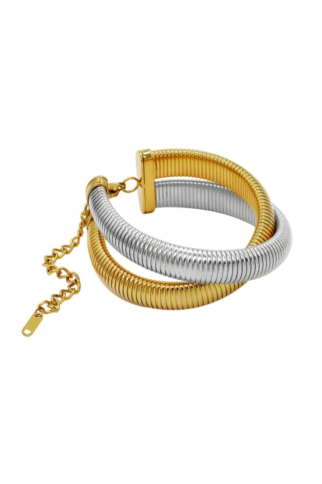 Eydís Layered Flex Snake Chain Bracelet - 图片 2