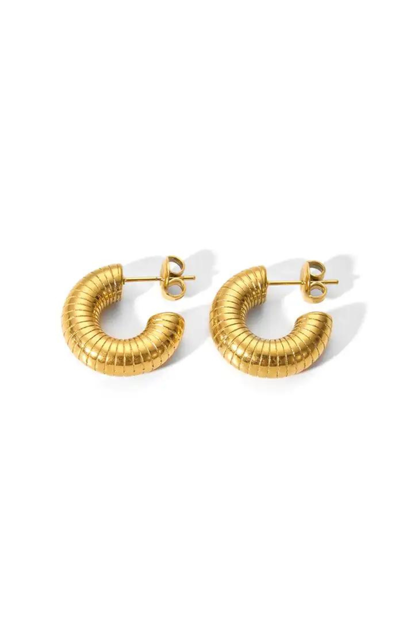 Ithaca Chunky Tube Hoop Earrings