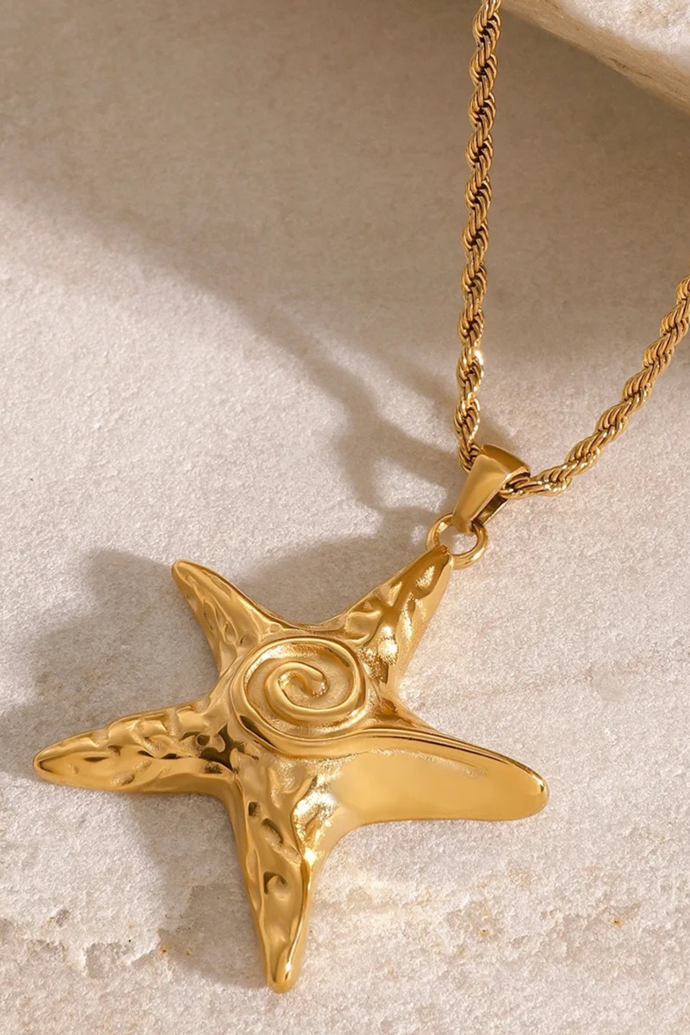 Dalaia Starfish Pendant Necklace - 图片 3