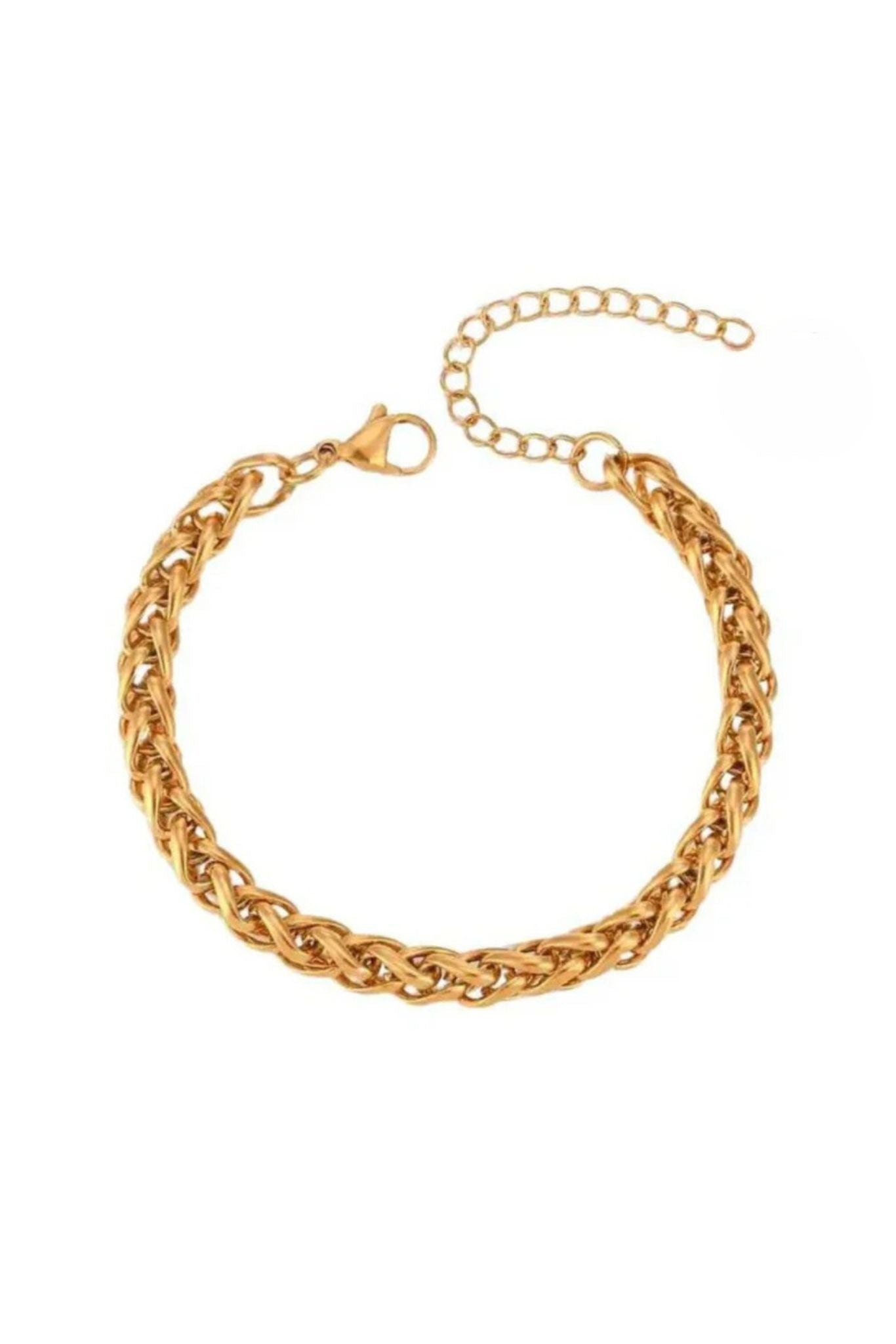 Davia Braided Chain Bracelet - 图片 2