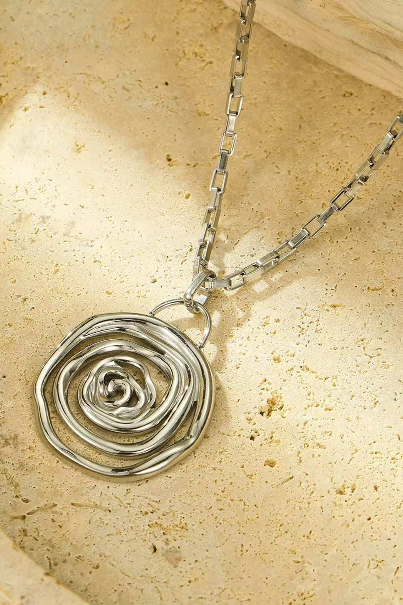 Sayulita Spiral Pendant Necklace - Large - 图片 2