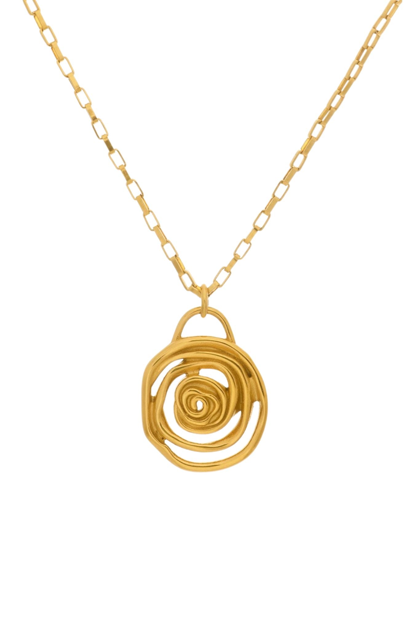 Sayulita Spiral Pendant Necklace - Small