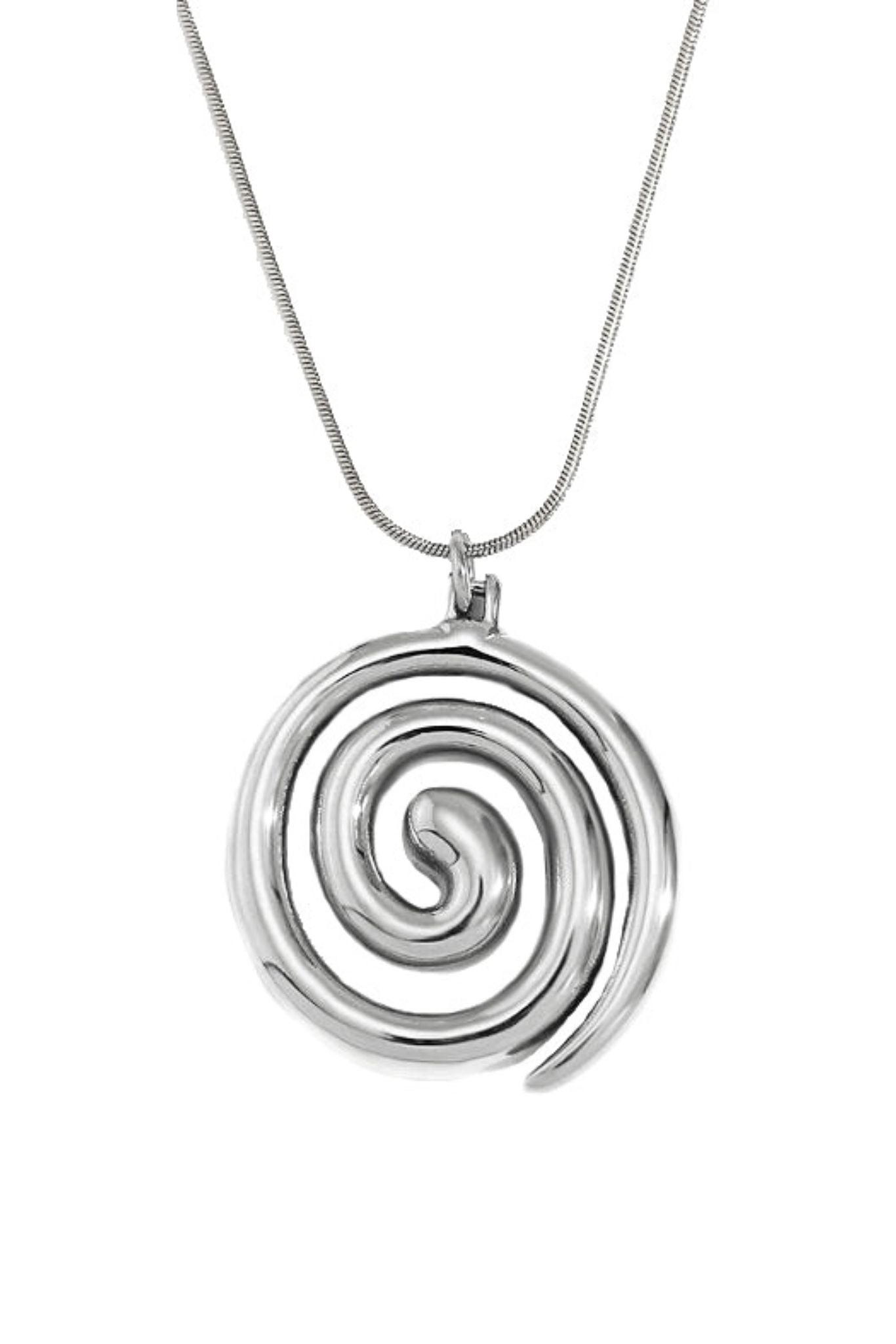 Azalea Spiral Pendant Necklace - 图片 2
