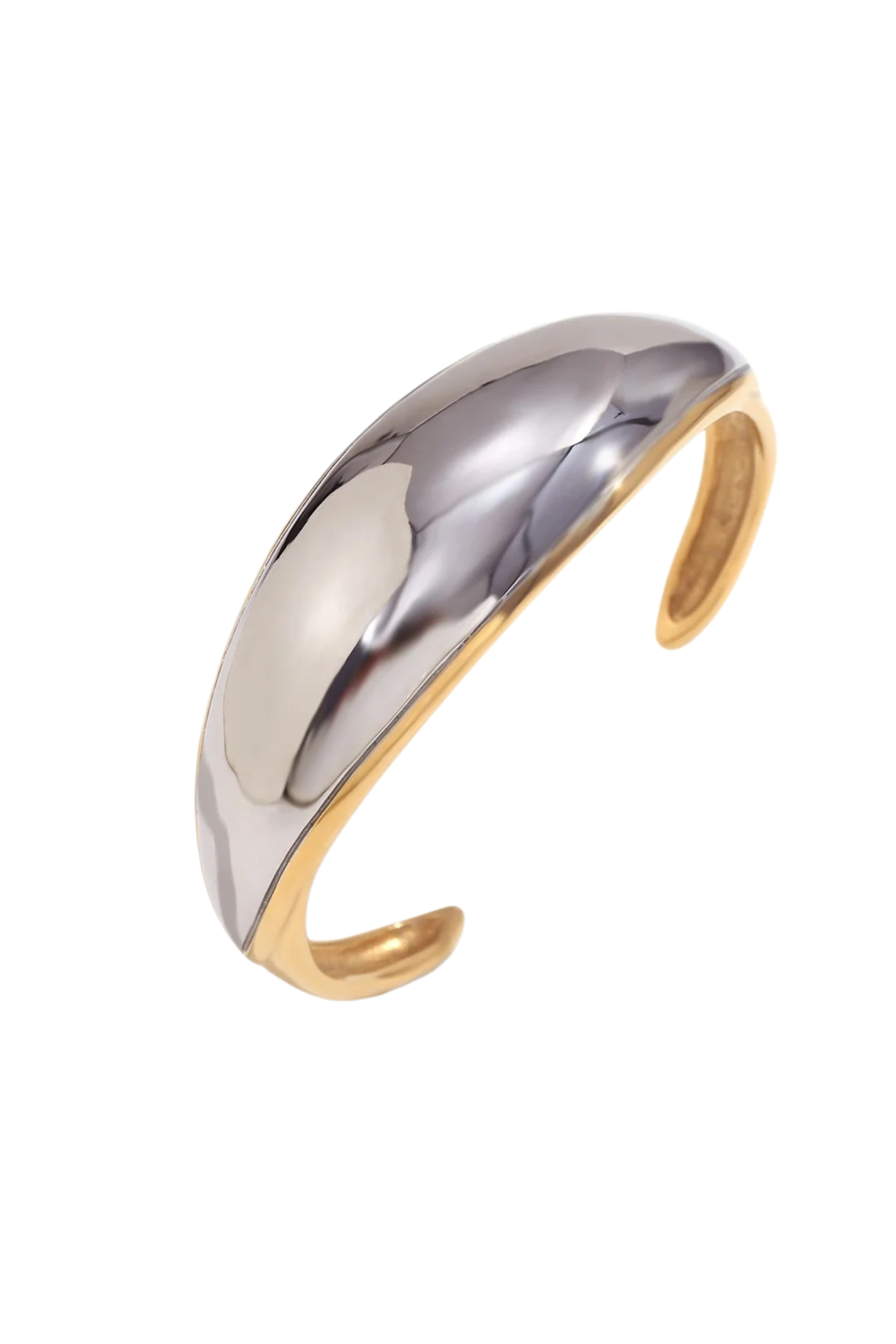 Maja Two-Tone Cuff Bracelet - 图片 2