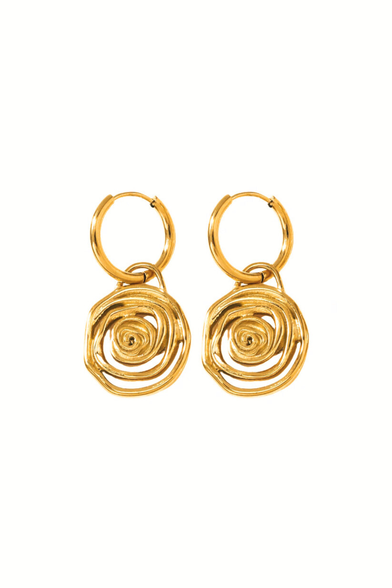Sayulita Spiral Huggie Earrings