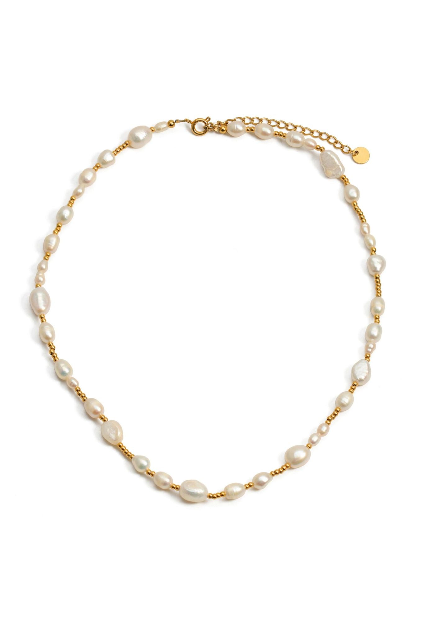 Cassia Pearl Beaded Necklace