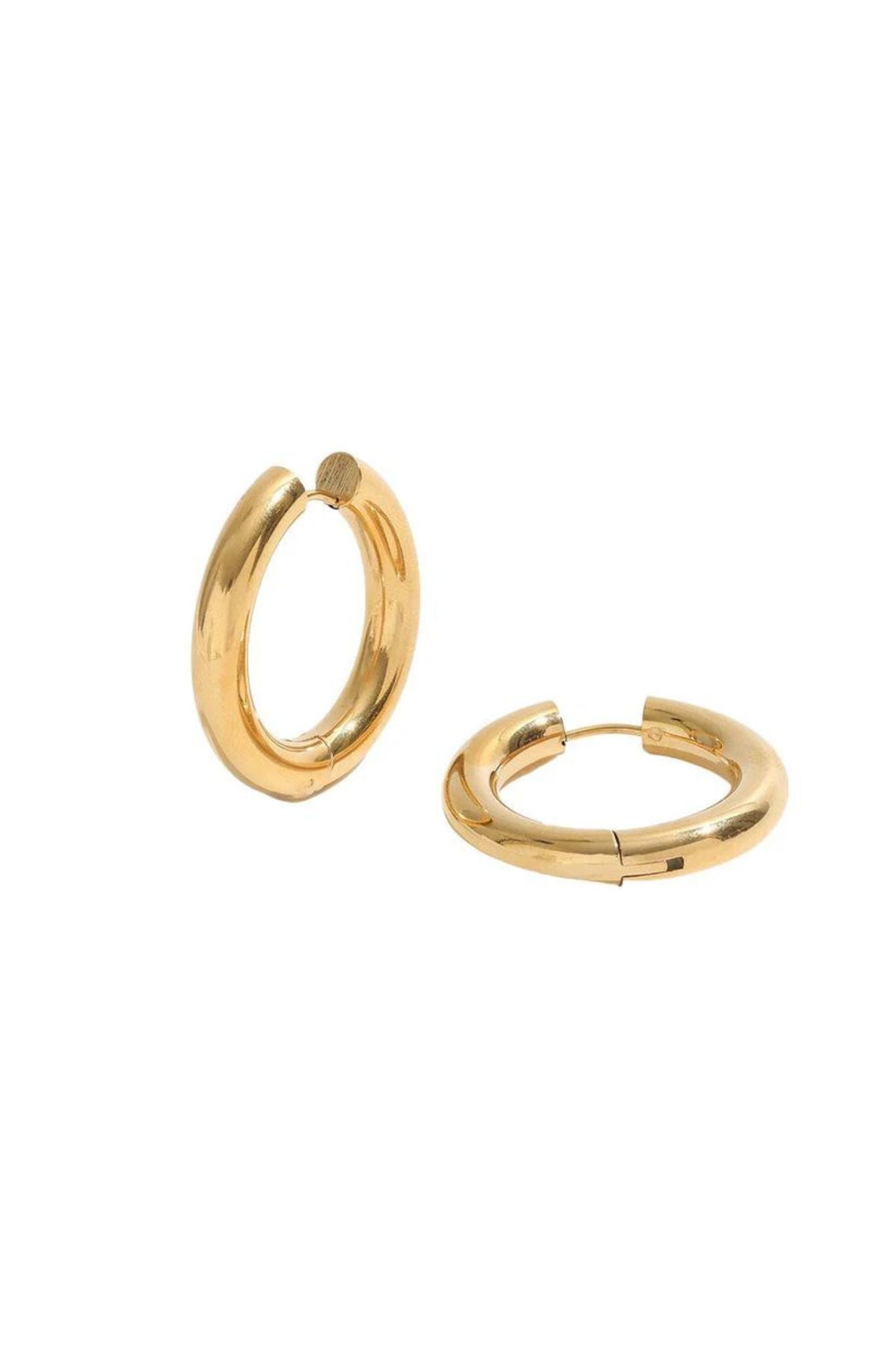 Naxos Chunky Hoop Earrings - 图片 2