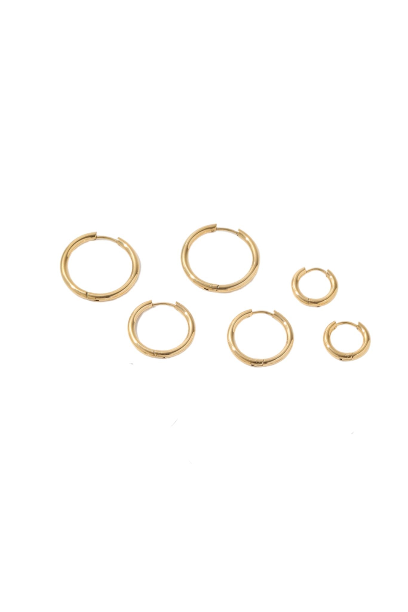 Ibiza Thin Hoop Earrings